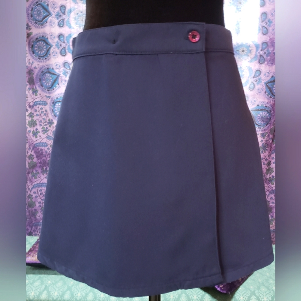 Vintage Greed Girl Flight Wrap Skirt Sz S-XS Rare